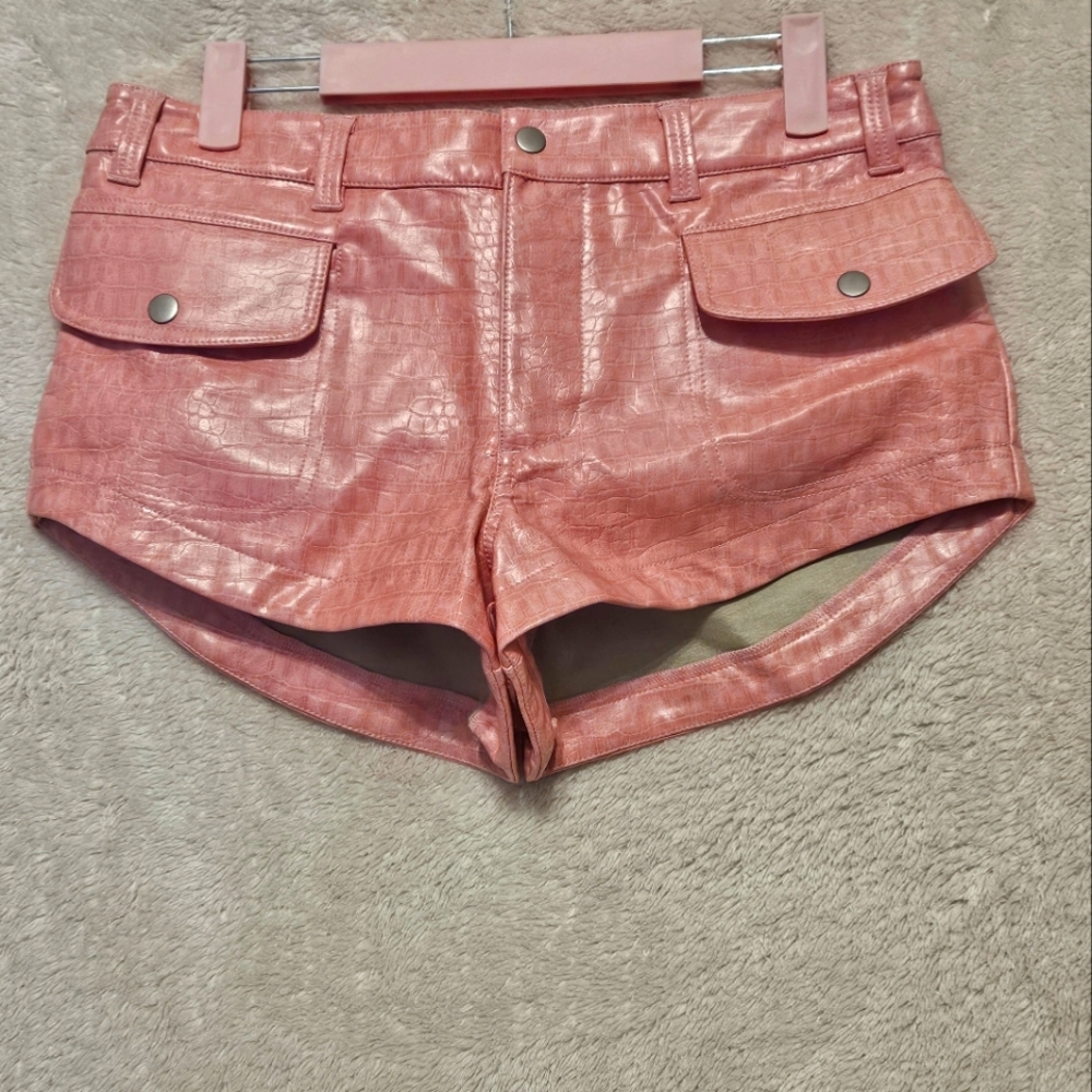 Faux scale Pink shorts by Free People
